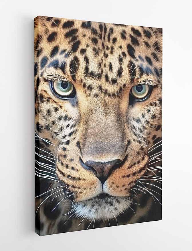 Leopard Canvas & Poster Wall Art T355 Wildlife Series