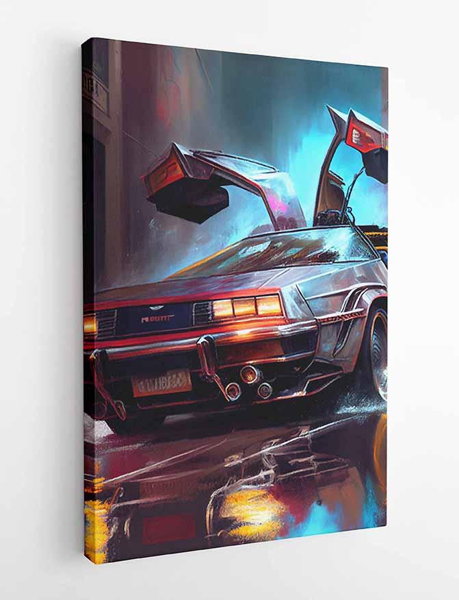 P10 Back to the Future Canvas Art Prints, Posters, and Wall Art Pop Art Collection