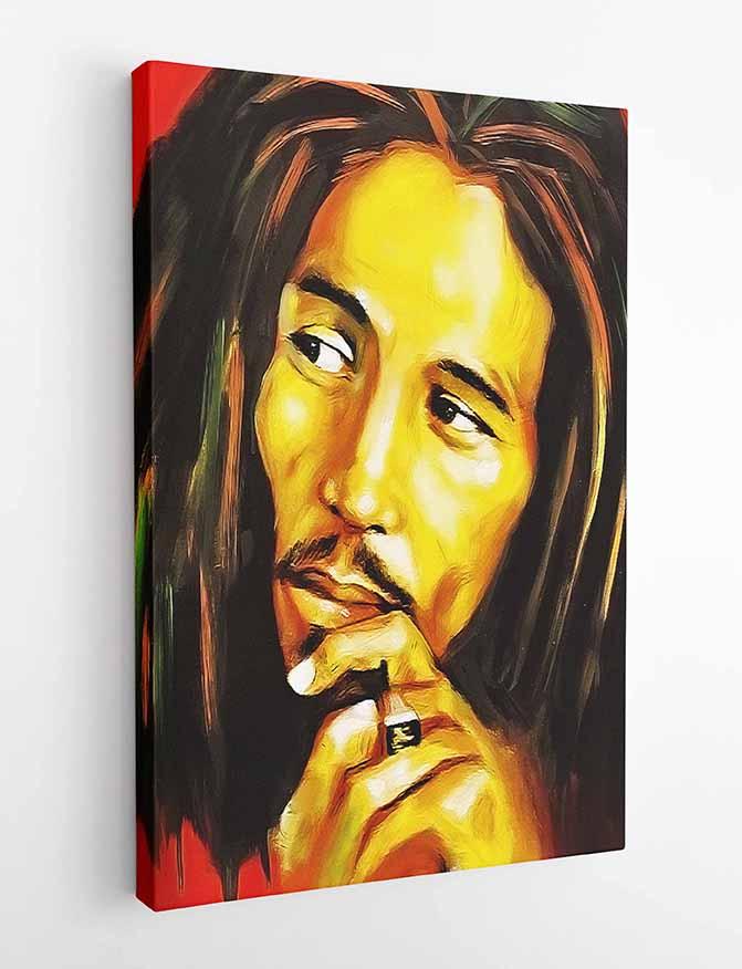 P115 Bob Marley Canvas Art Prints, Posters, and Wall Art Pop Art Collection