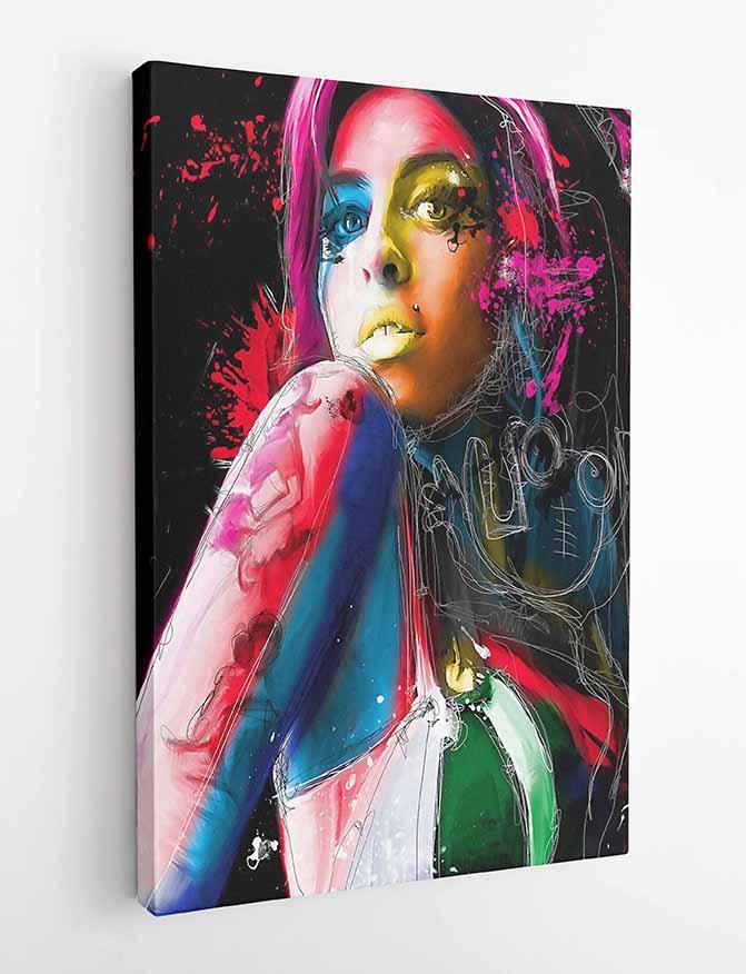 P123 Amy Winehouse Canvas Art Prints, Posters, and Wall Art Pop Art Collection