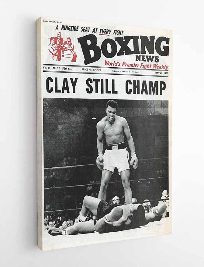 P127 Muhammad Ali Canvas Art Prints, Posters, and Wall Art Pop Art Collection