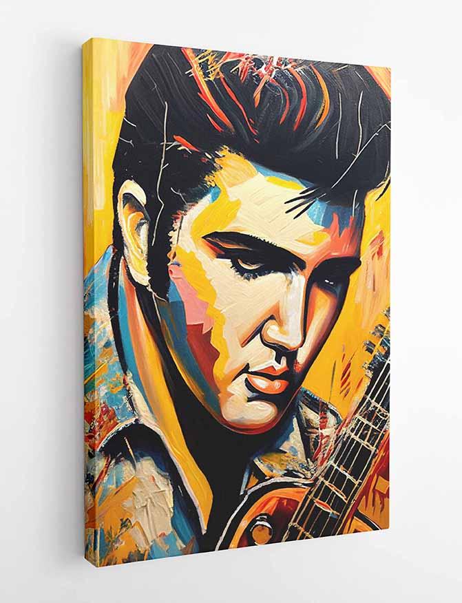 P137 Elvis Presley Canvas Art Prints, Posters, and Wall Art Pop Art Collection