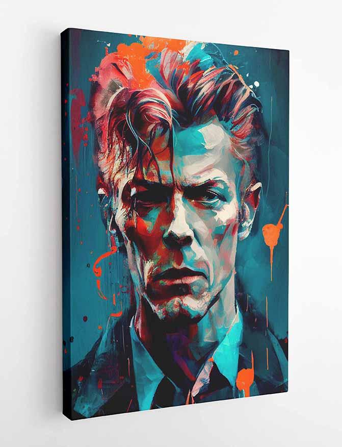 P14 David Bowie Canvas Art Prints, Posters, and Wall Art Pop Art Collection