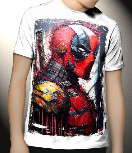 P170 Deadpool AI Artistry Printed Designs on Canvas Art Prints, Posters, and Wall Art Superhero Collection