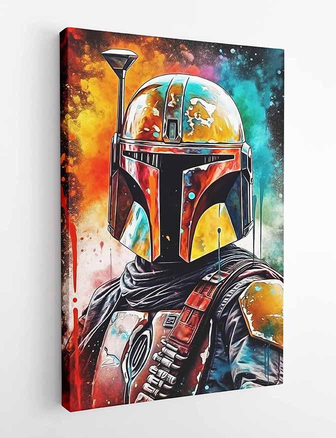 P193 Stormtrooper Canvas Art Prints, Posters, and Wall Art Fantasy & Sci-Fi Collection