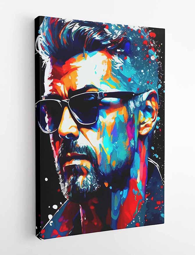 P20 George Michael Canvas Art Prints, Posters, and Wall Art Pop Art Collection