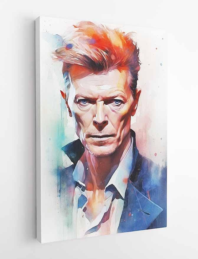 P244 David Bowie Canvas Art Prints, Posters, and Wall Art Pop Art Collection