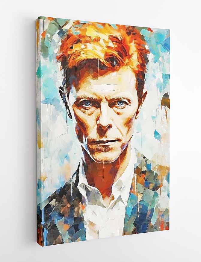 P245 David Bowie Canvas Art Prints, Posters, and Wall Art Pop Art Collection