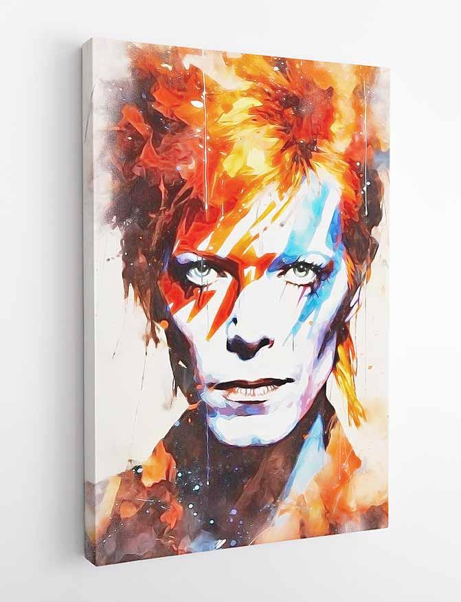 P246 David Bowie Canvas Art Prints, Posters, and Wall Art Pop Art Collection