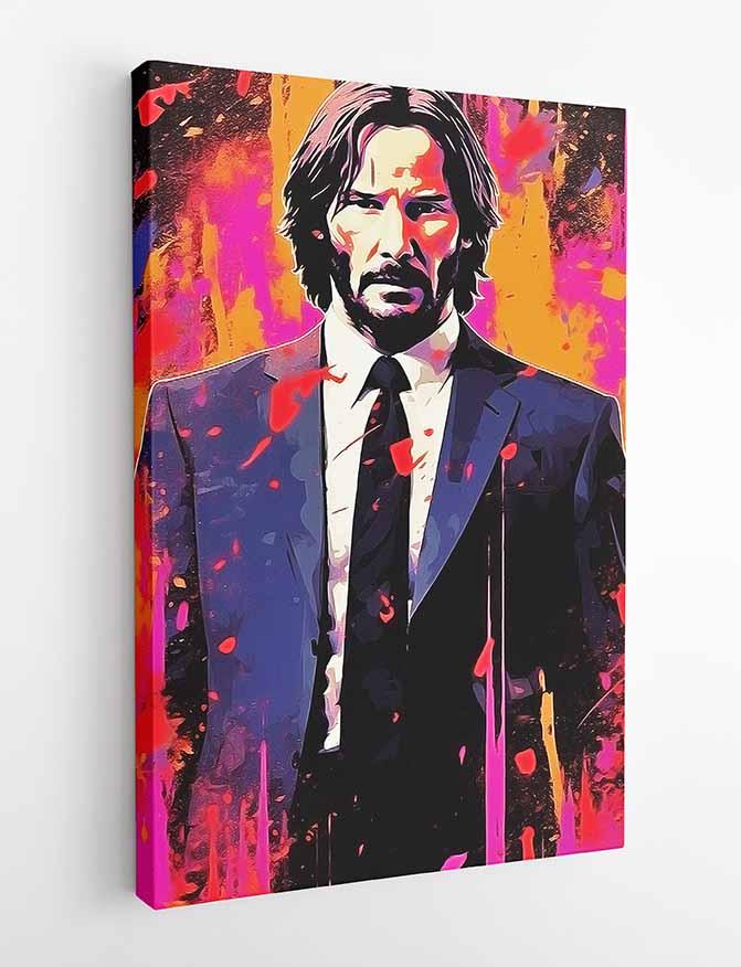P249 John Wick Canvas Art Prints, Posters, and Wall Art Pop Art Collection