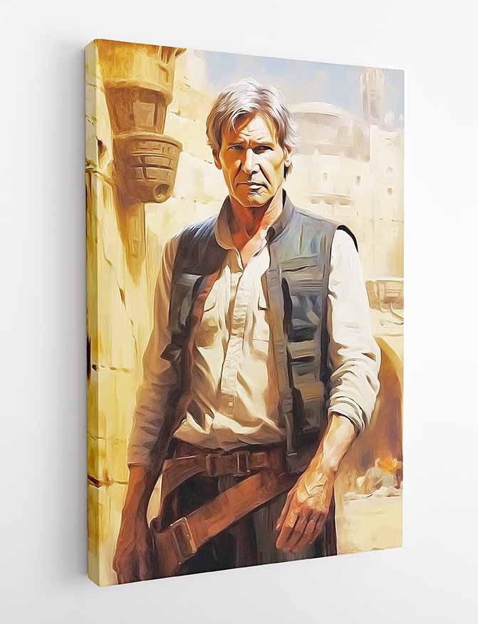 P257 Harrison Ford Canvas Art Prints, Posters, and Wall Art Pop Art Collection