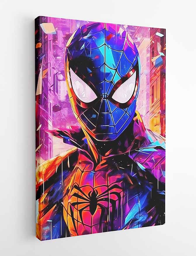 P263 Spider Man Canvas Art Prints, Posters, and Wall Art Superhero Collection