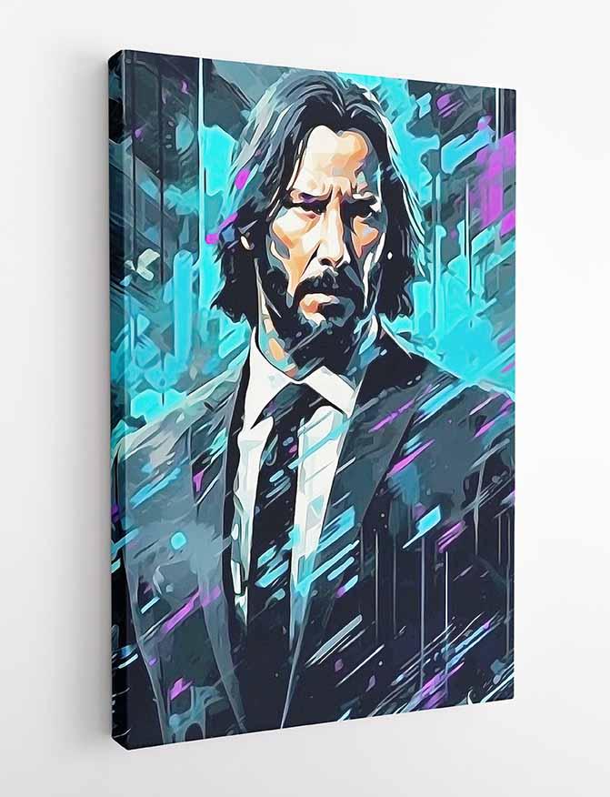 P264 John Wick Canvas Art Prints, Posters, and Wall Art Pop Art Collection