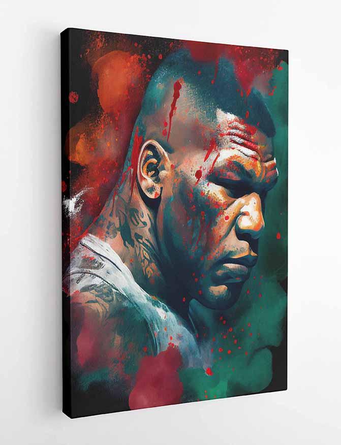 P27 Mike Tyson Canvas Art Prints, Posters, and Wall Art Pop Art Collection