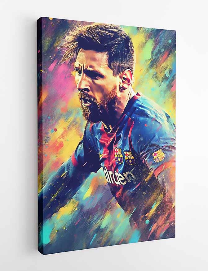P273 Lionel Messi Canvas Art Prints, Posters, and Wall Art Pop Art Collection