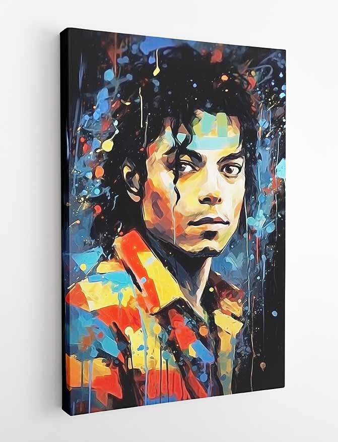 P277 Michael Jackson Canvas Art Prints, Posters, and Wall Art Pop Art Collection
