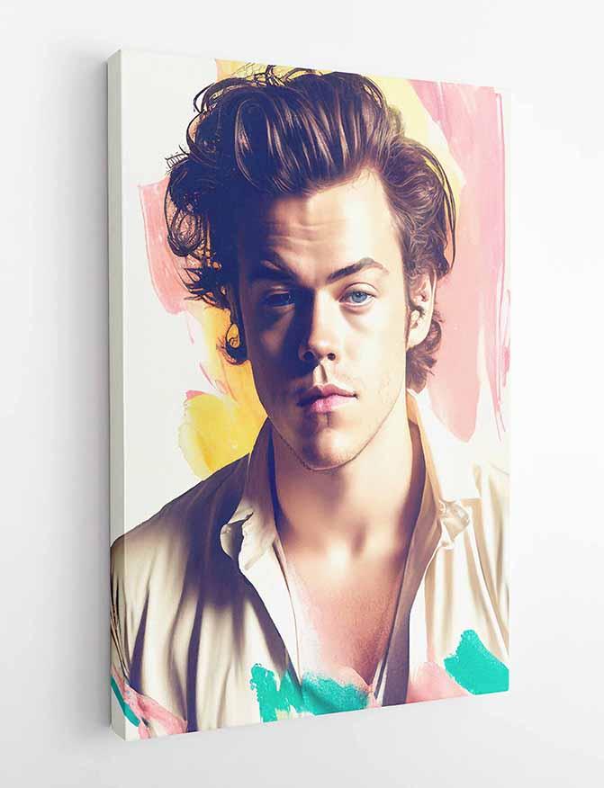 P38 Harry Styles Canvas Art Prints, Posters, and Wall Art Pop Art Collection