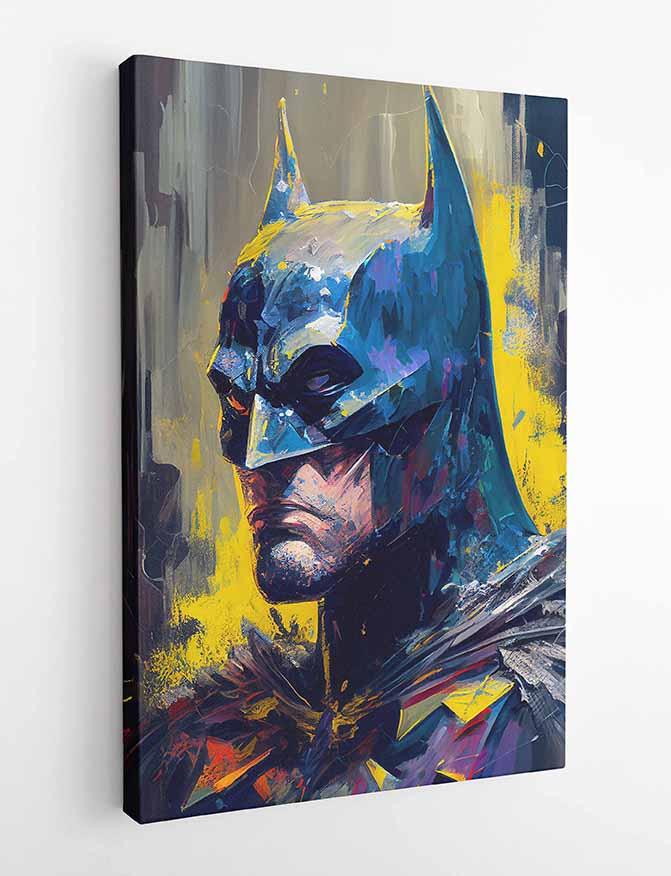 P4 Batman Canvas Art Prints, Posters, and Wall Art Superhero Collection