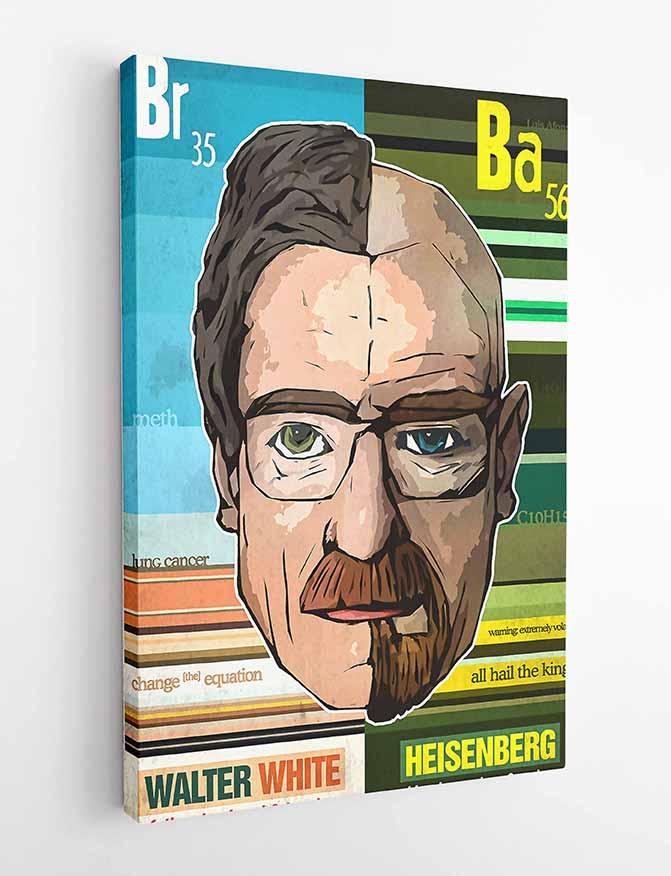 P54 Breaking Bad Canvas Art Prints, Posters, and Wall Art Pop Art Collection