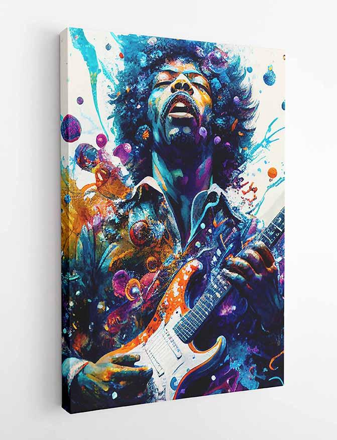 P60 Jimi Hendrix Canvas Art Prints, Posters, and Wall Art Pop Art Collection