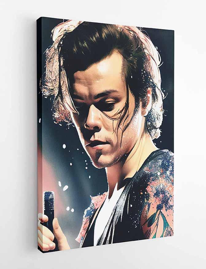 P61 Harry Styles Canvas Art Prints, Posters, and Wall Art Pop Art Collection