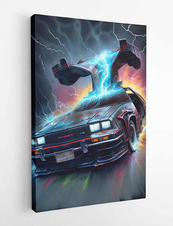 P8 Back to the Future Canvas Art Prints, Posters, and Wall Art Pop Art Collection
