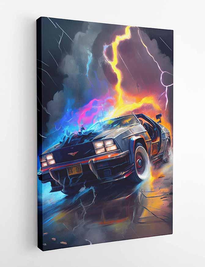 P9 Back to the Future Canvas Art Prints, Posters, and Wall Art Pop Art Collection