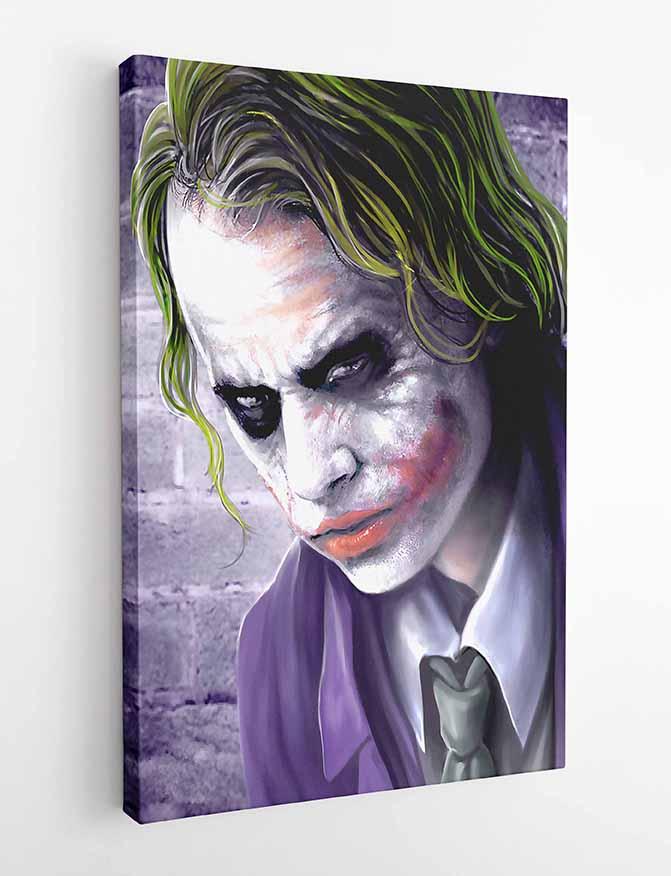 P95 Joker Canvas Art Prints, Posters, and Wall Art Superhero Collection