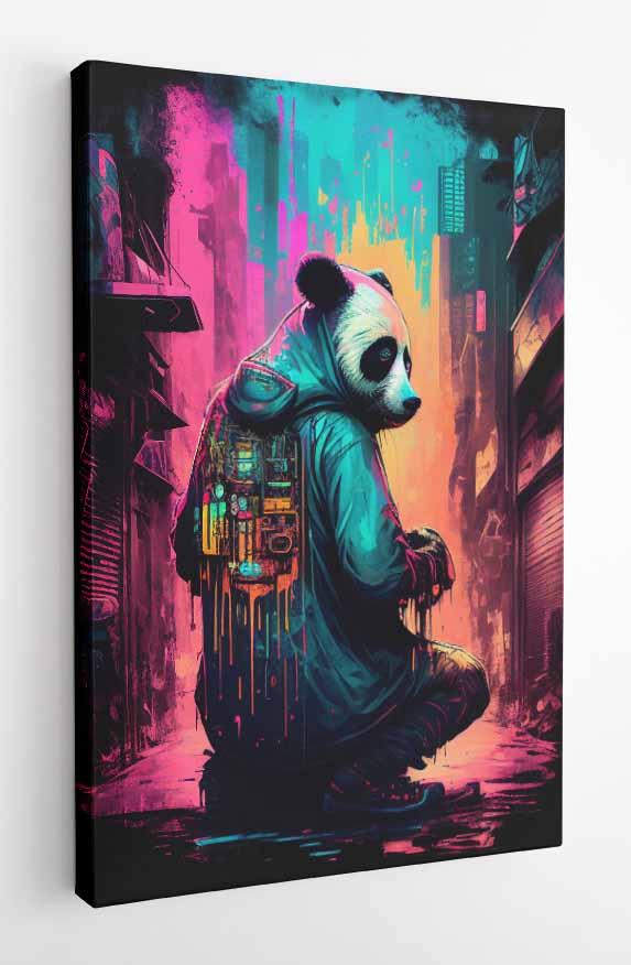 Panda Canvas & Poster Wall Art T2 Wildlife Series