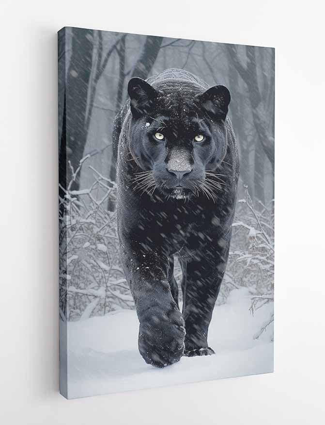 Panther Canvas & Poster Wall Art T347 Wildlife Series