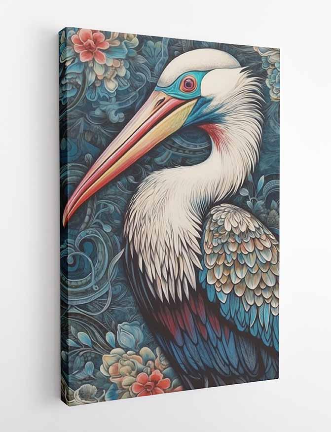 Pelican Canvas & Poster Wall Art T387 Wildlife Series