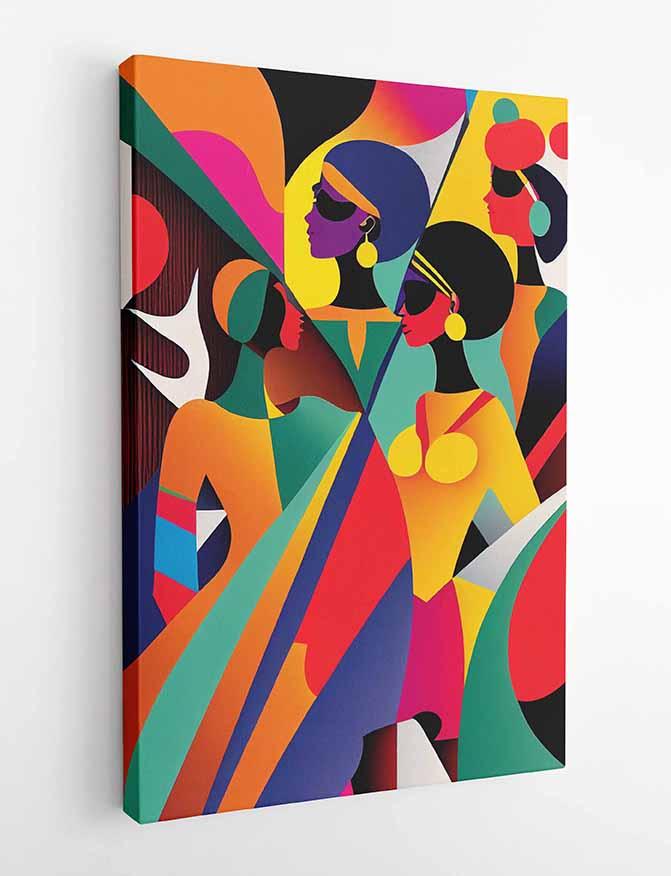 T187 Geometric & Abstract Canvas Art Prints, Posters, and Wall Art