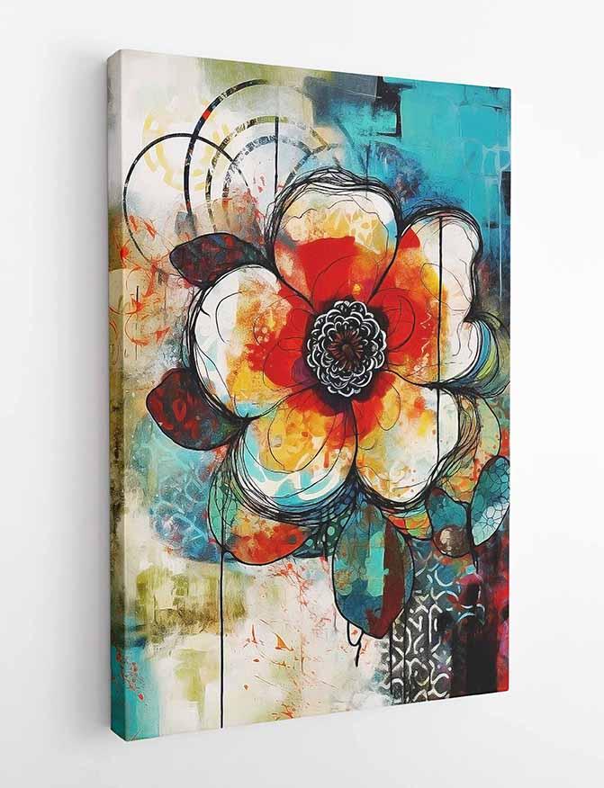 T303 Canvas Art Prints, Posters, and Wall Art Flowers, Plants, Trees Collection