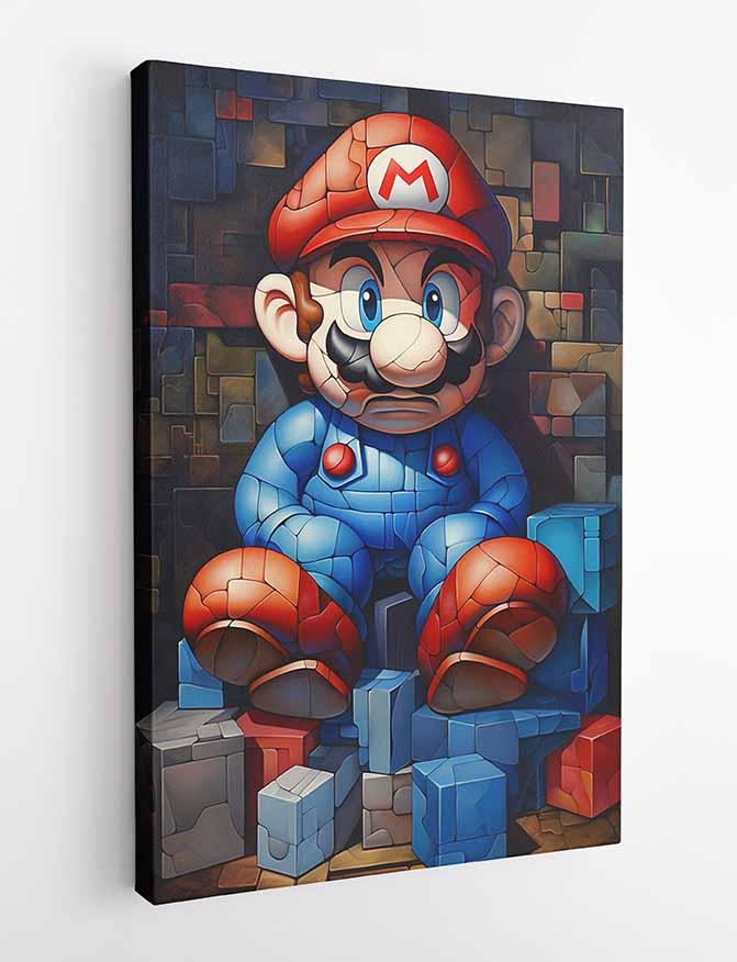 T386 Super Mario Canvas Art Prints, Posters, and Wall Art Pop Art Collection
