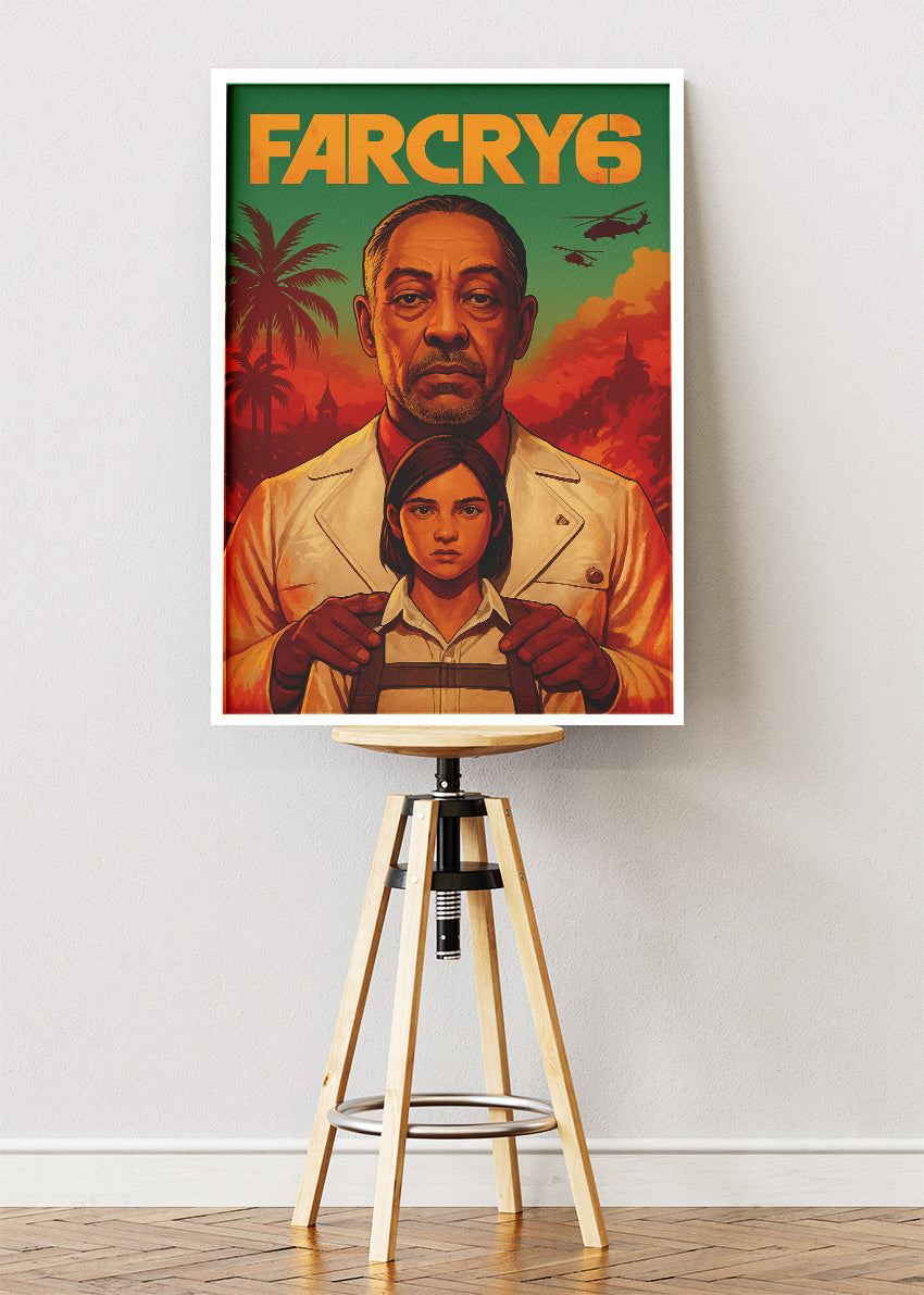 Far Cry 6 Wall Art – Iconic Villain & Revolution Story Poster & Canvas