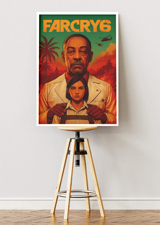 Far Cry 6 Wall Art – Iconic Villain & Revolution Story Poster & Canvas