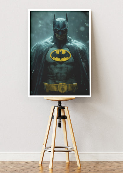 Batman Dark Knight Rain Portrait Canvas & Poster Print – AI PRINT LAB