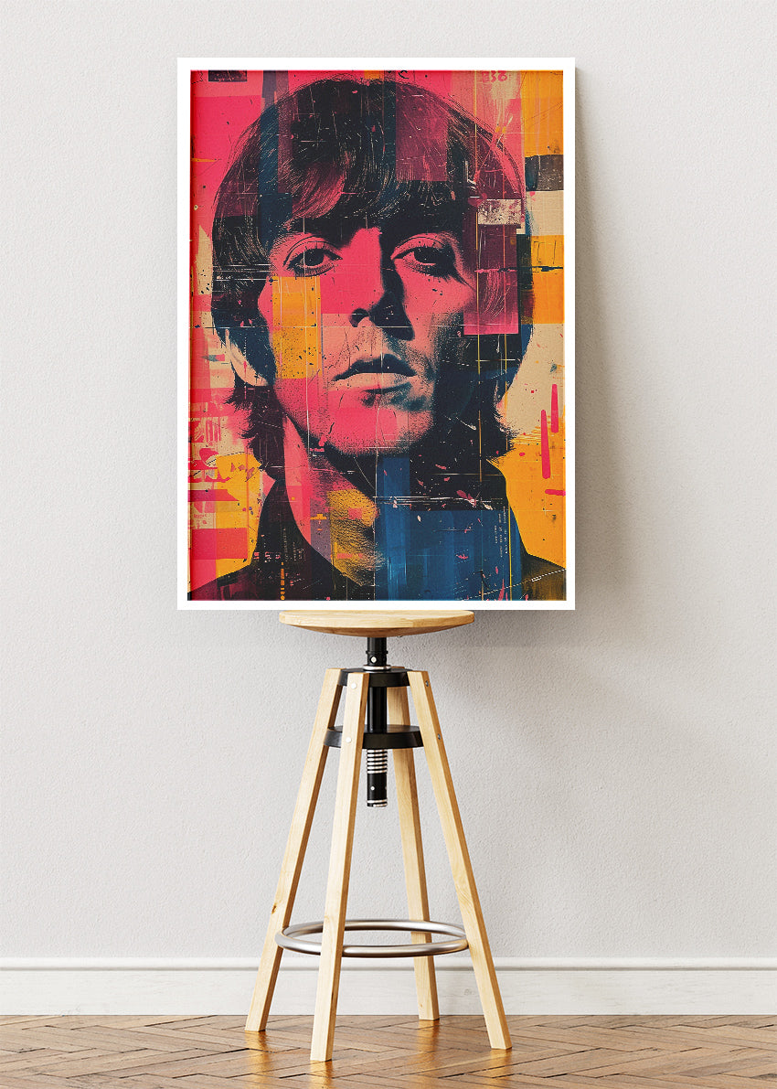 Paul McCartney Pop Art Portrait – Beatles Icon Wall Art Poster & Canvas