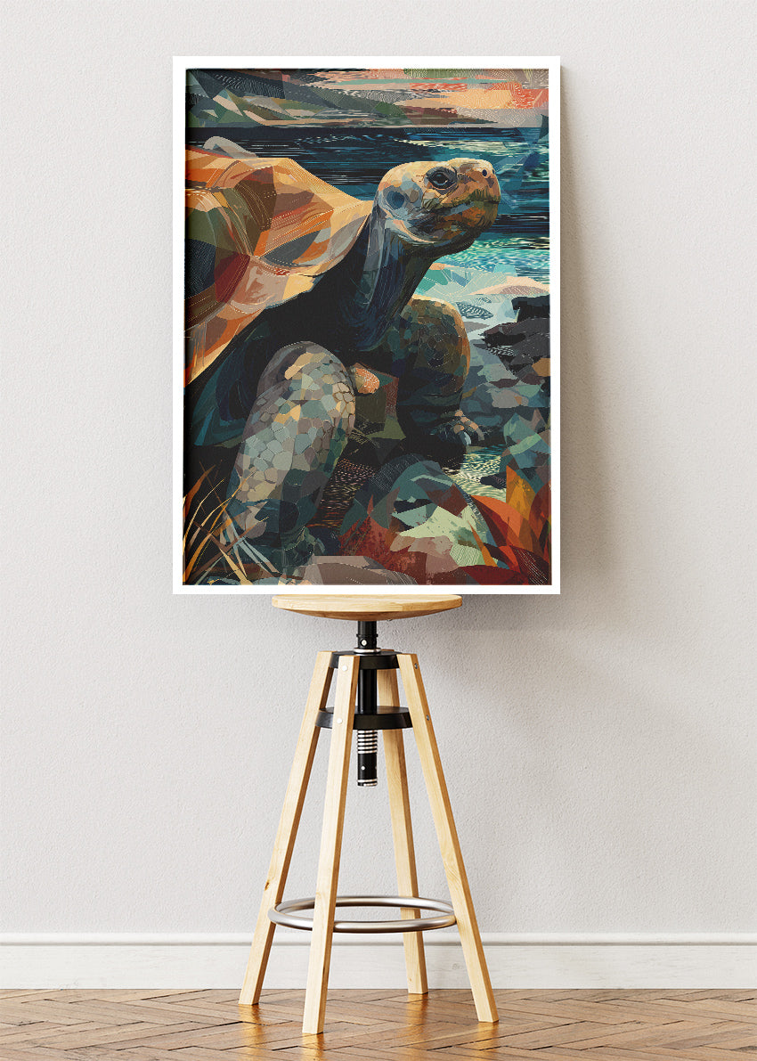 Sea Turtle Canvas Print & Poster – Ocean Wildlife Wall Art