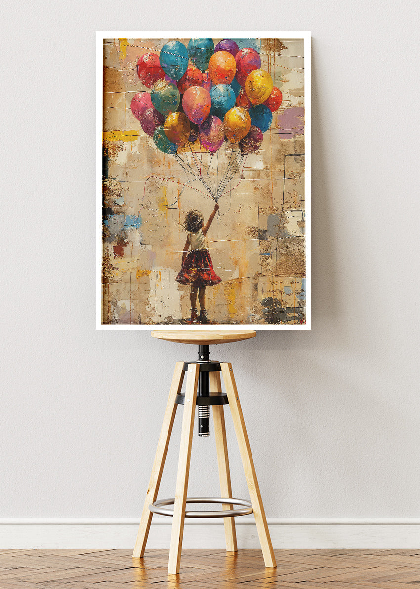 Dream Balloons Canvas & Poster Print – AI PRINT LAB