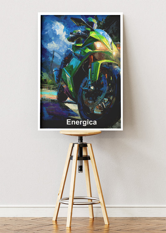 Energica Electric Superbike Wall Art Poster & Canvas
