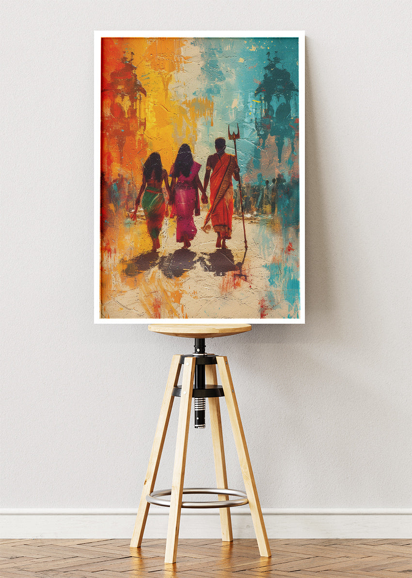 Sacred Journey Canvas & Poster Print – AI PRINT LAB