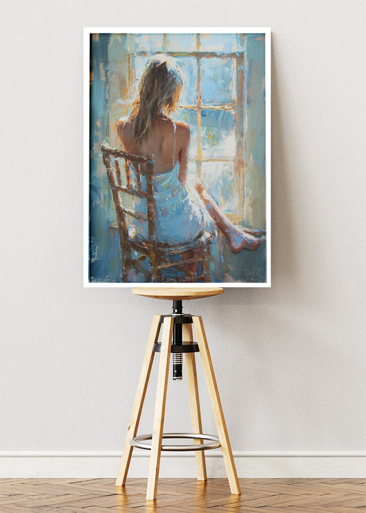 Window Light Serenity Canvas & Poster Print – AI PRINT LAB