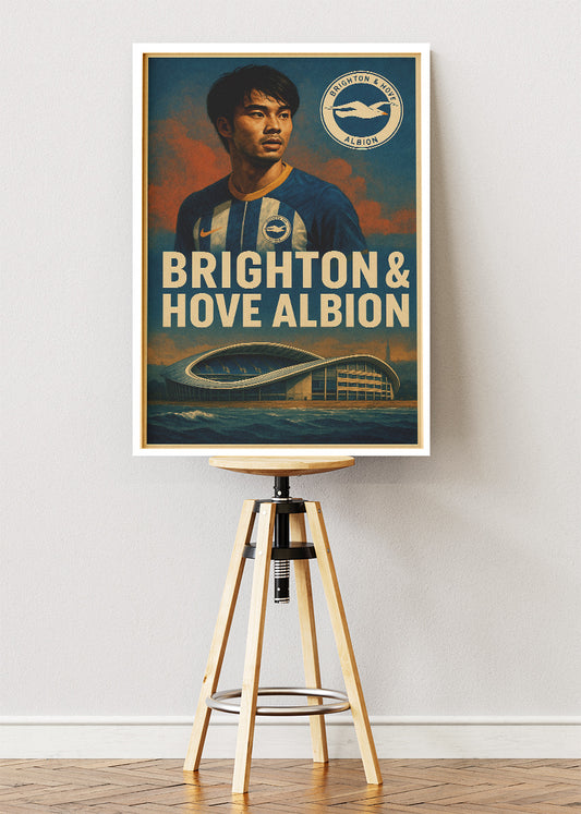 Brighton & Hove Albion Football Wall Art | Club & Stadium Poster & Canvas