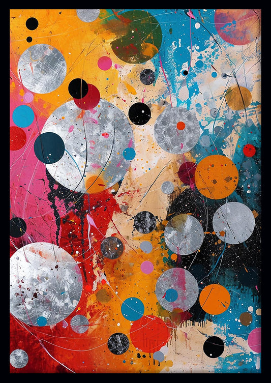 Abstract Circles Canvas Print & Poster – T596 – AiPrintLab