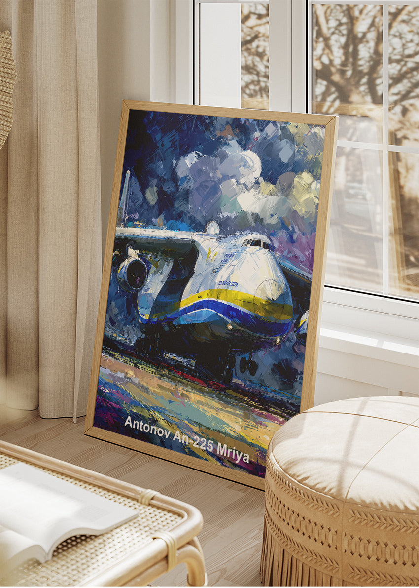 Antonov An-225 Mriya Canvas Print – Iconic Heavy Transport Aircraft Art