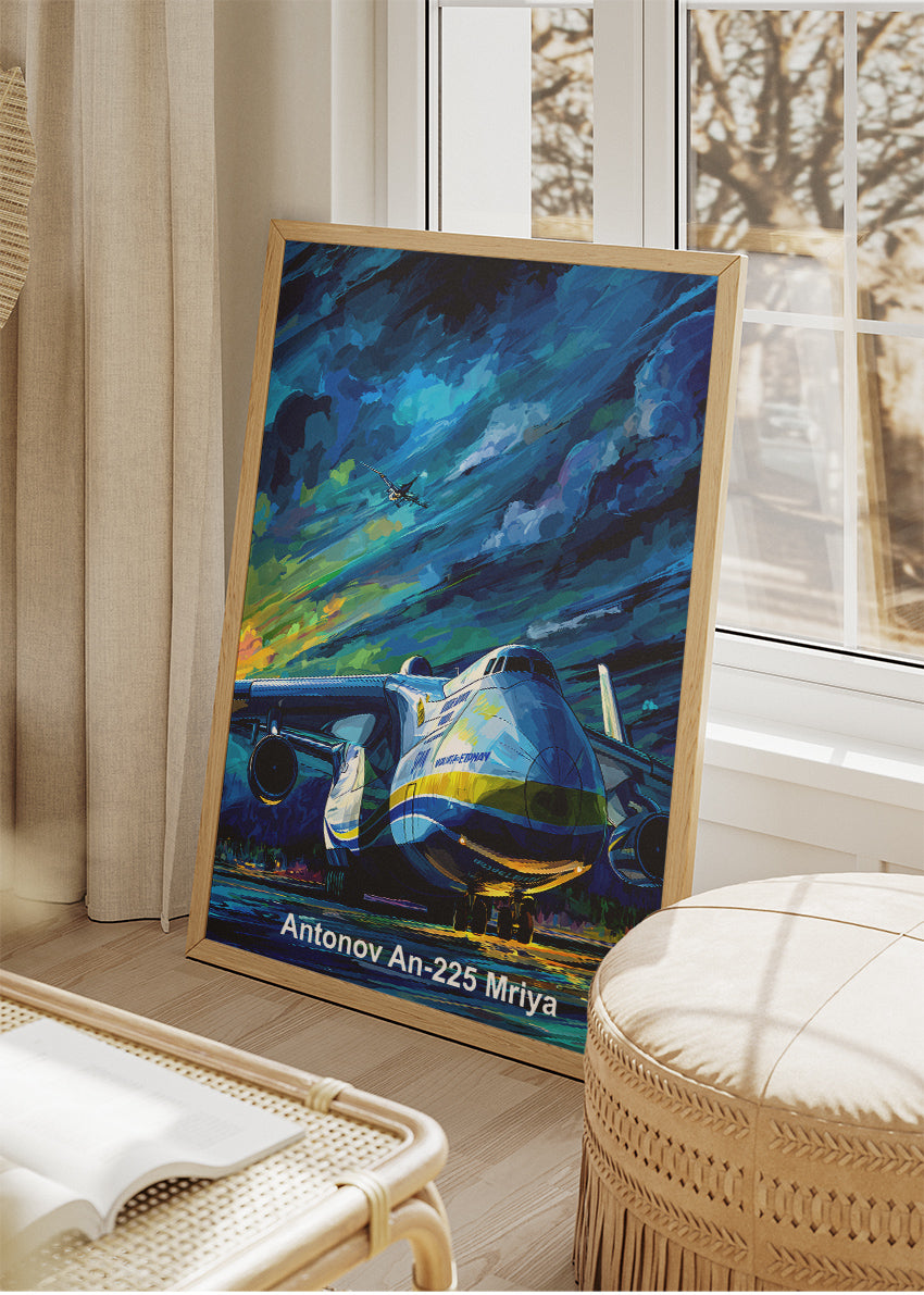Antonov An-225 Mriya Canvas Print – Legendary Heavy Transport Aircraft Art