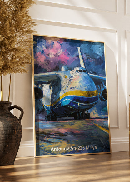 Antonov An-225 Mriya Poster & Canvas Print – Heavy Transport Aircraft Art
