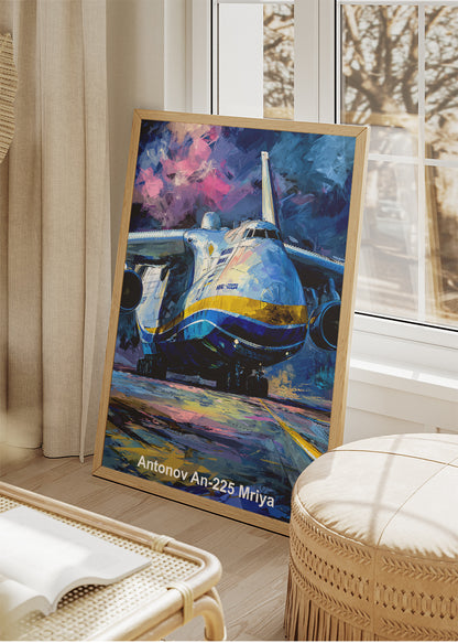 Antonov An-225 Mriya Poster & Canvas Print – Heavy Transport Aircraft Art