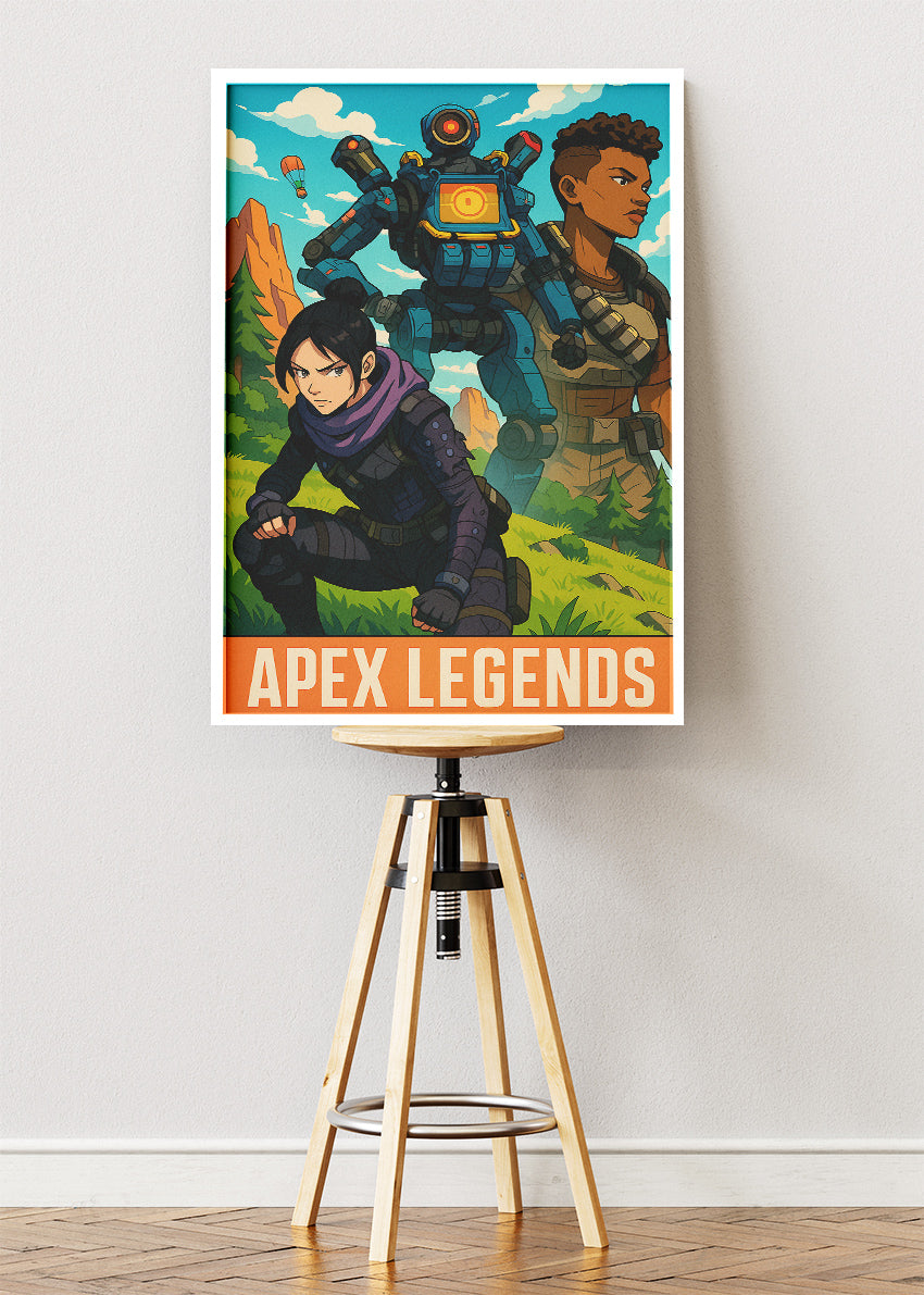 Apex Legends Wall Art – Iconic Squad Character Gaming Poster & Canvas